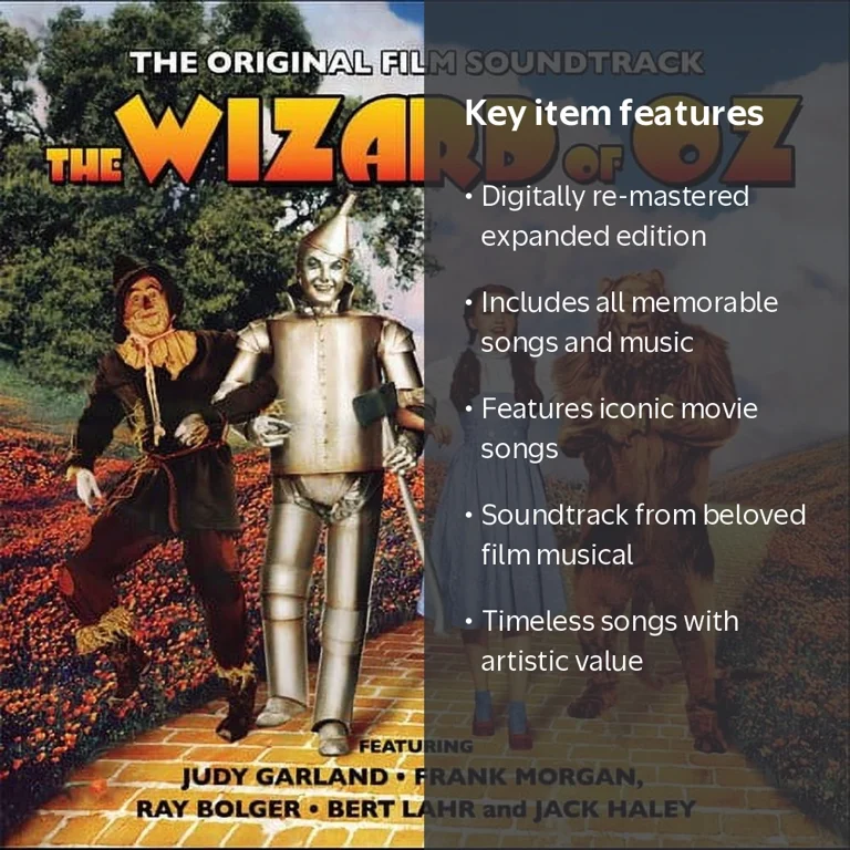 The Wizard of Oz Soundtrack - Walmart.com