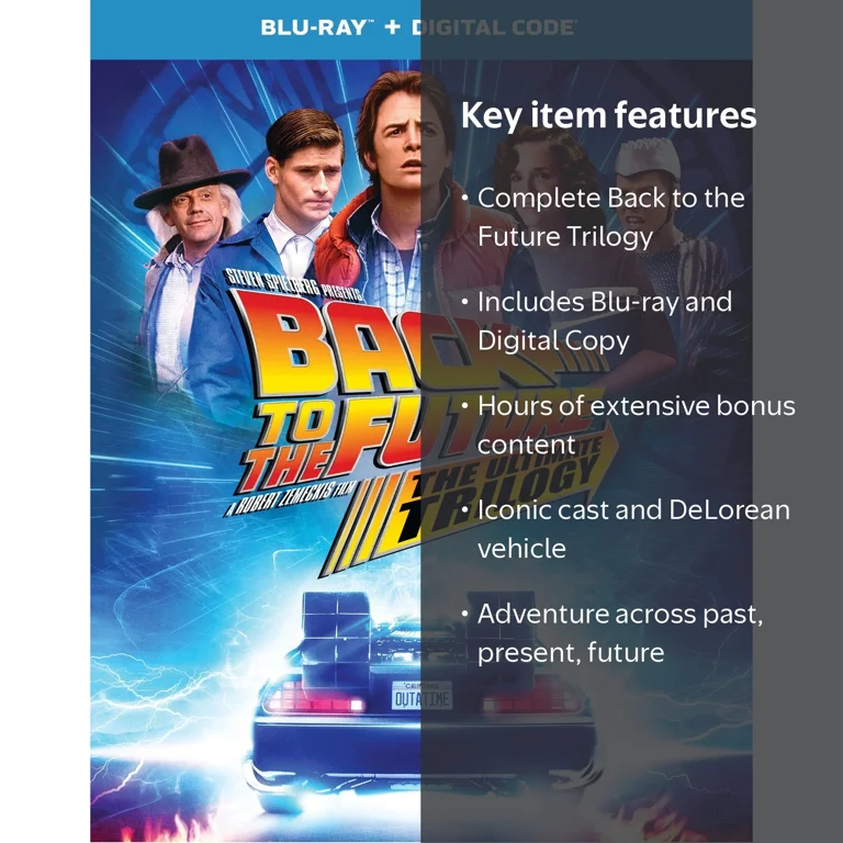SDS, Back to the Future The Ultimate Trilogy, Blu-ray and Digital