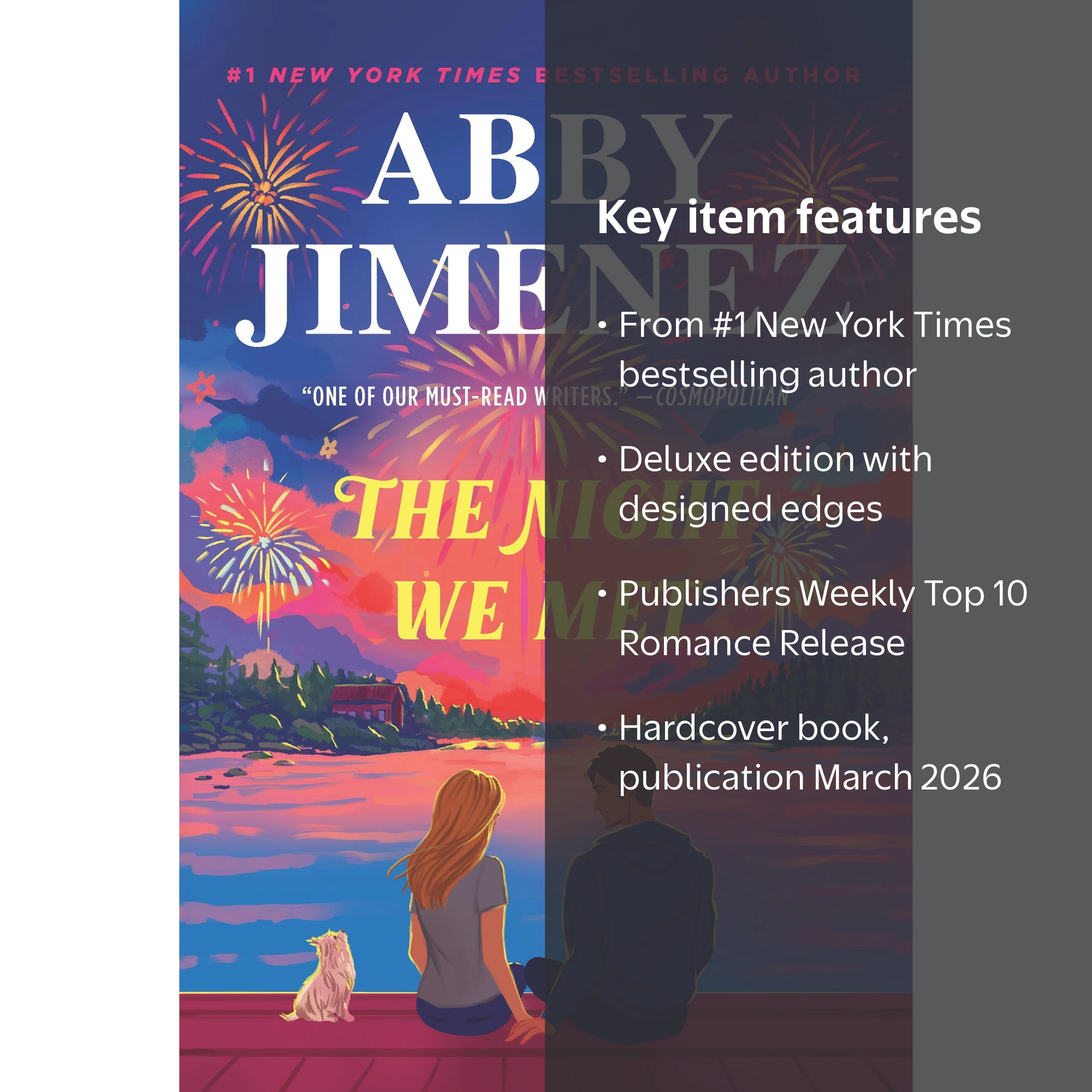 Abby Jimenez, The Night We Met, Deluxe Hardcover, 9781538759226