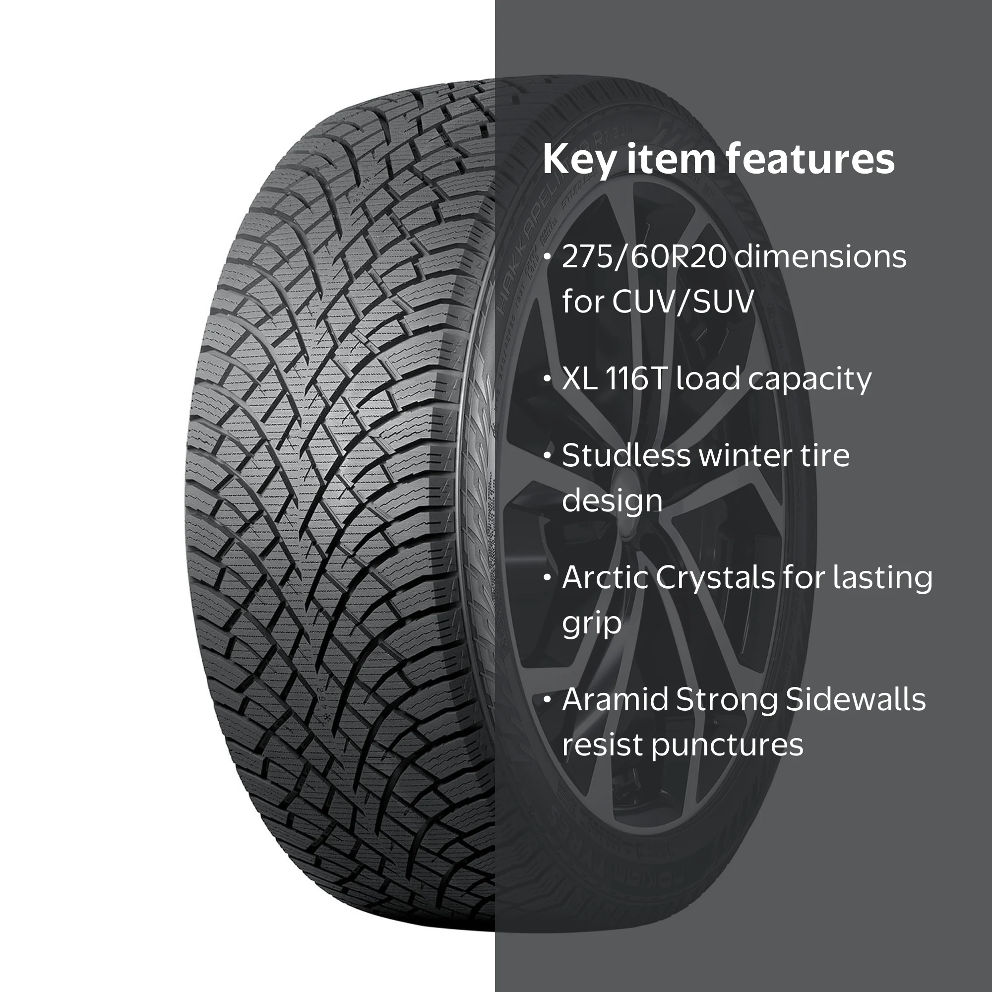 Nokian Hakkapeliitta R5 SUV Winter 275/60R20 116T XL Tire