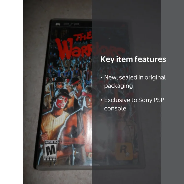 Take Two, The Warriors, PlayStation Portable, Sealed Game