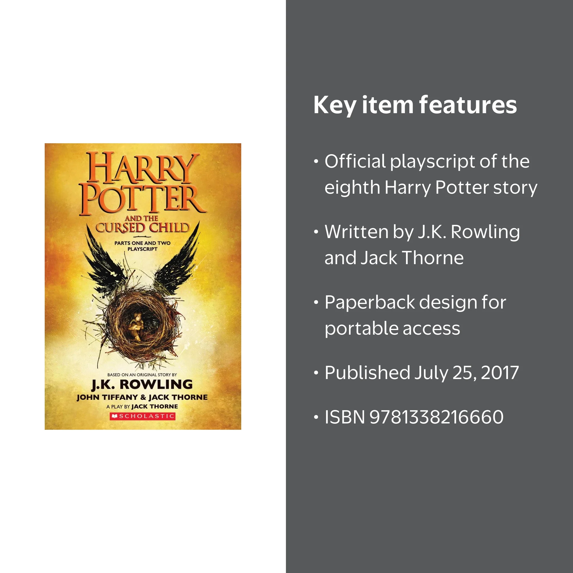 Harry Potter and the Cursed Child, Parts One and Two: the Official