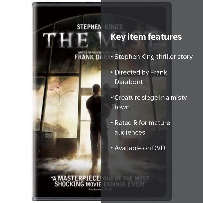 The Mist DVD, Stephen King Thriller, Directed by Frank Darabont