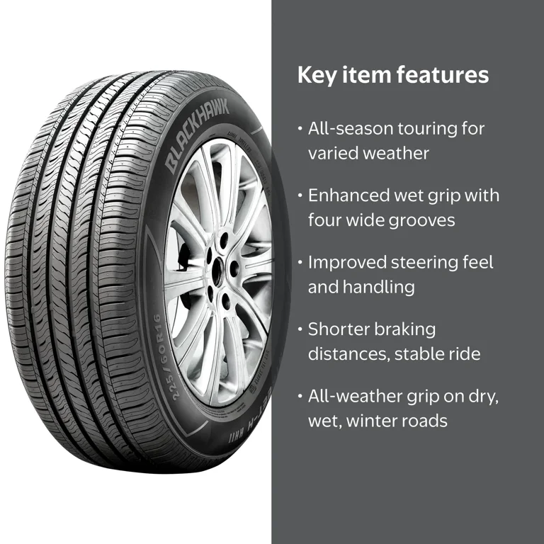Free Shipping! Blackhawk Street-H HH11 175/70R14 84T Passenger