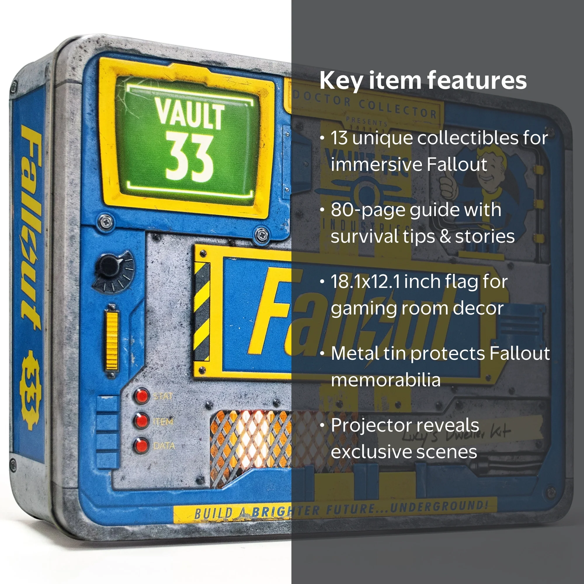 Doctor Collector: Fallout Lucy's Dweller Kit, 13 Collectibles
