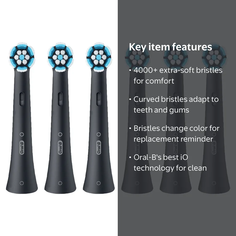 Oral-B iO Gum & Sensitive Replacement Heads, Electric Toothbrush