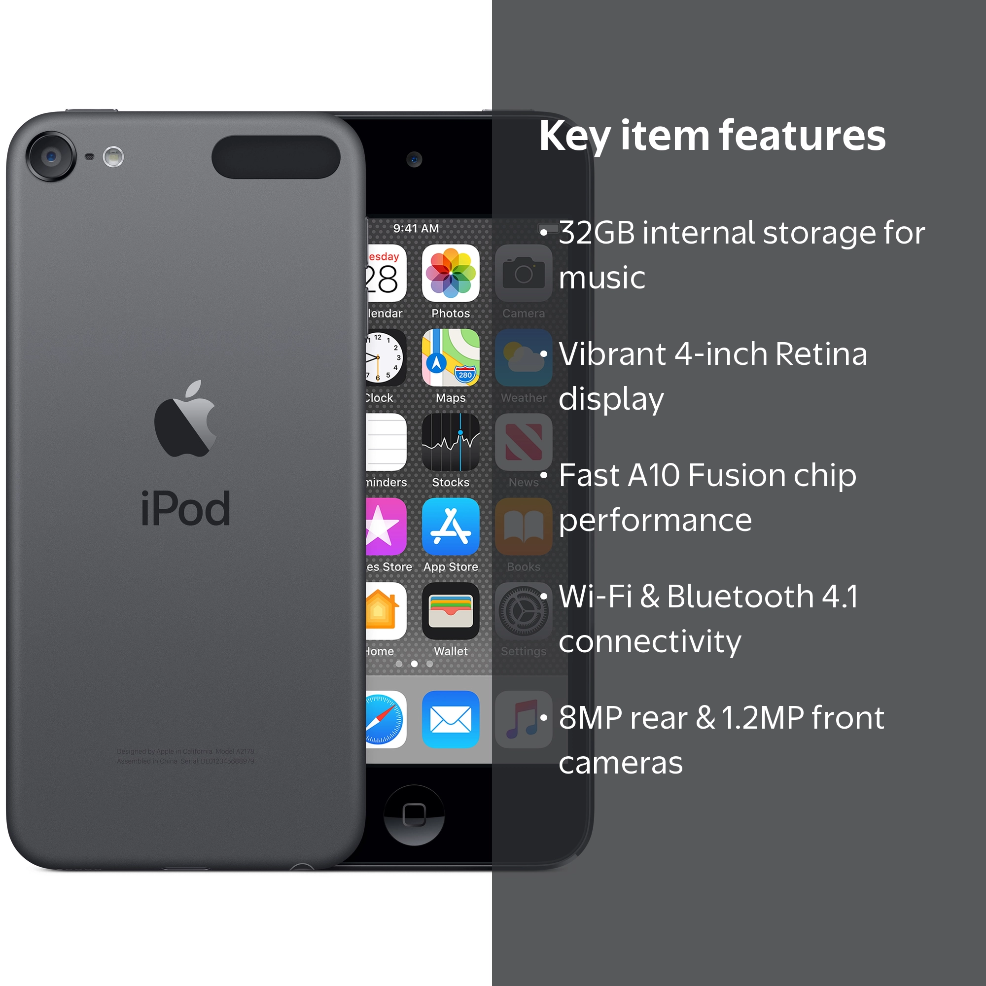 Apple iPod touch 7th Generation 32GB - Space Gray (Newest Model