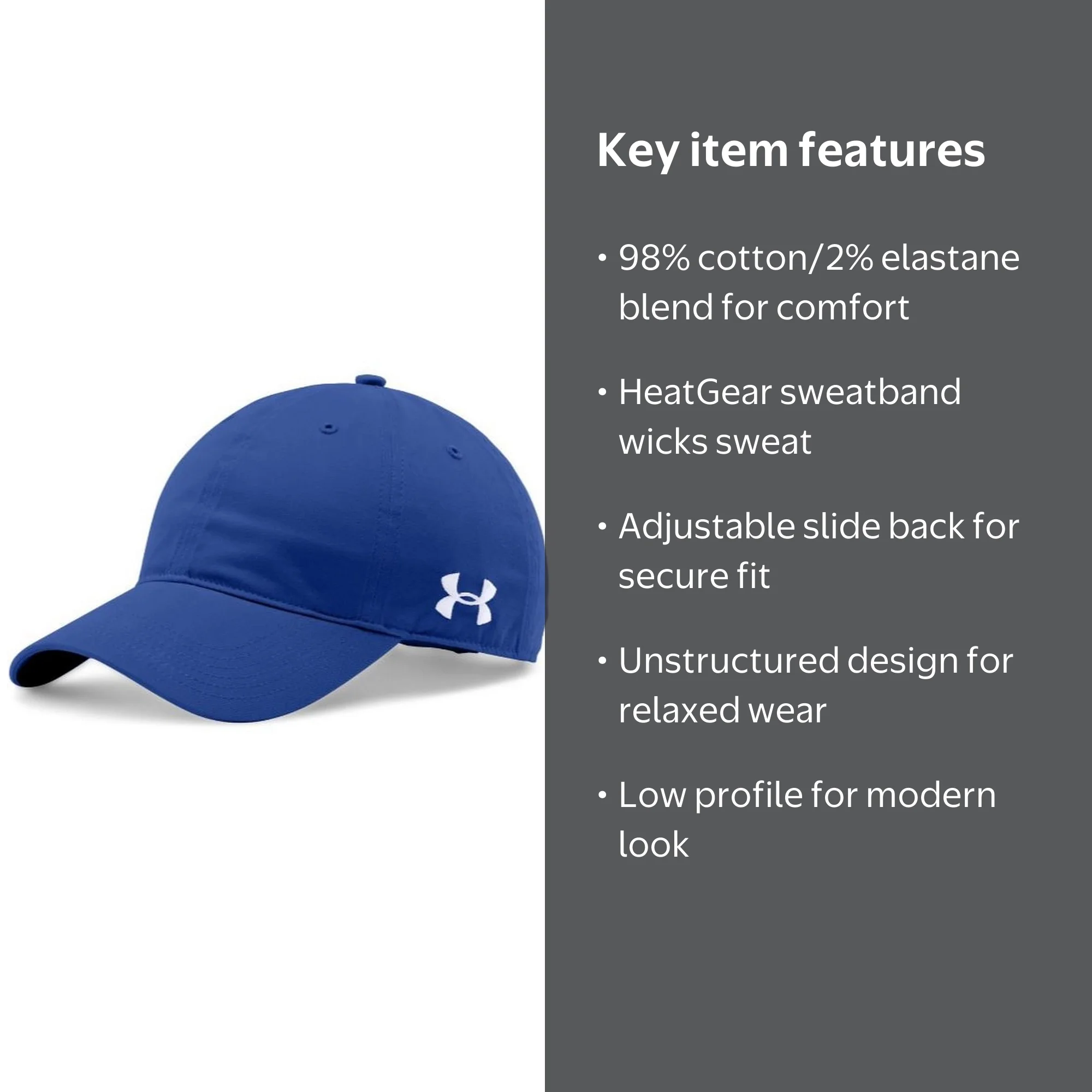 Under Armour Men's Relaxed Sport Hat Golf Cap, Chino Style