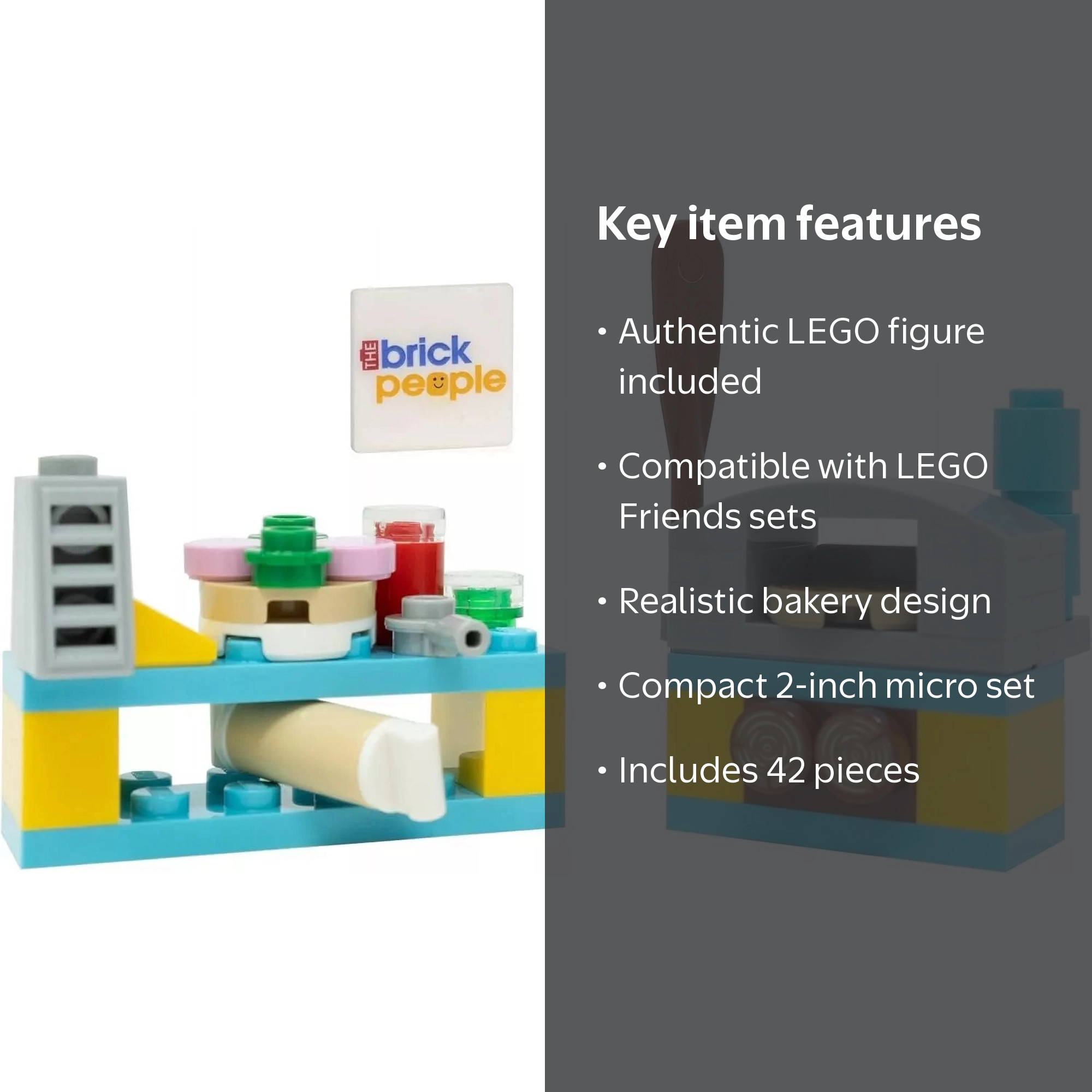LEGO Friends: Pizza Bakery Oven Micro Set (42 pcs) - Walmart.com