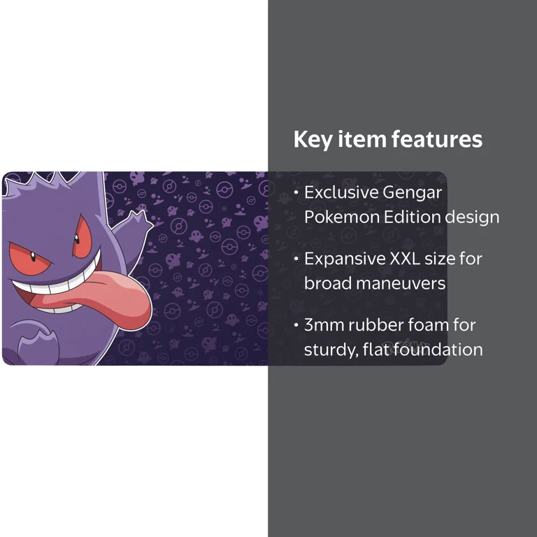 Razer Gigantus V2 XXL Textured Cloth Mouse Pad, Pokemon Gengar
