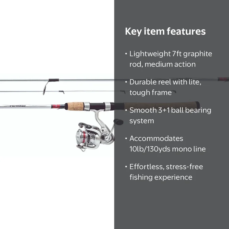 60 lb fishing line and rod reel set Shakespeare Contender Spinning Combo, 12' Medium Heavy, 2-Piece Daiwa DSK10-2B/F502UL D-Shock Freshwater and black butt wrap Style:A-Blue Sandstone #7000ireel