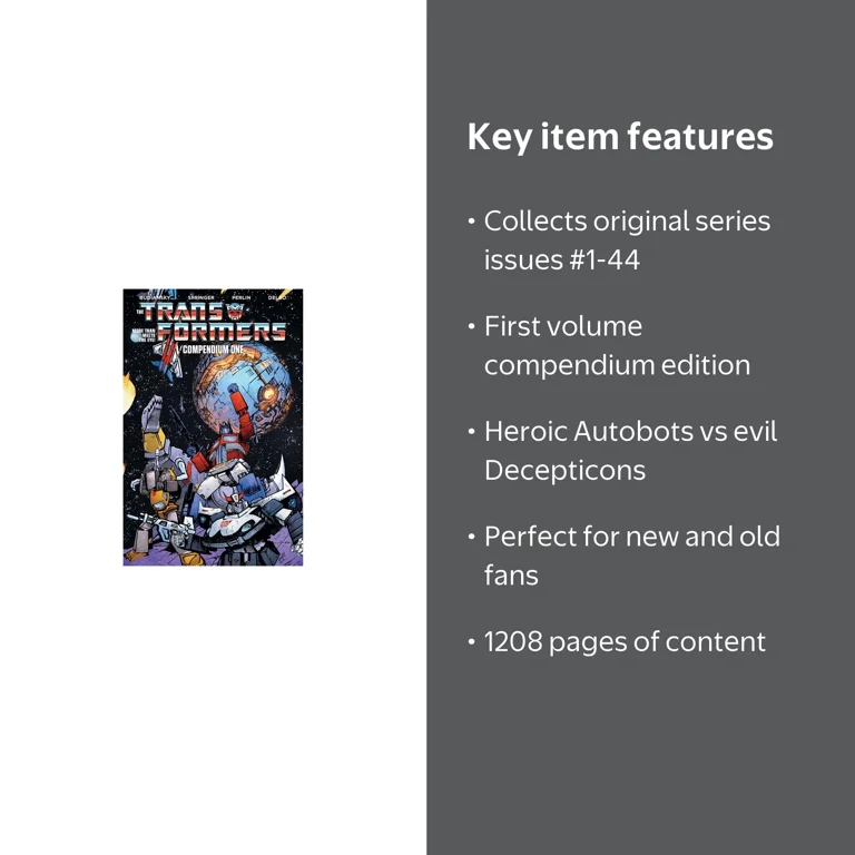 Bob Budiansky Transformers Comic Book Compendium Vol. 1, Issues 1