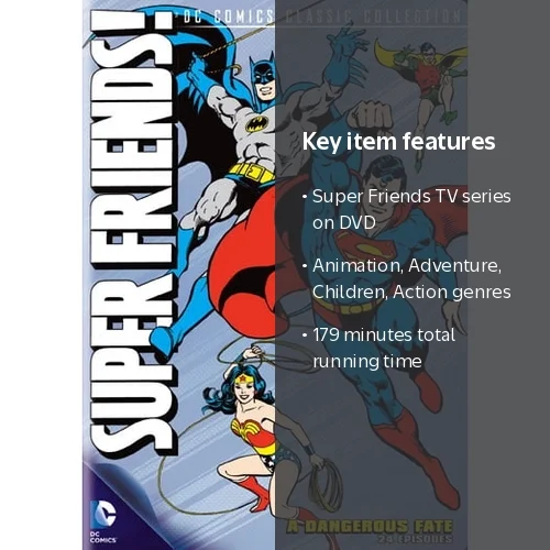 Super Friends [DVD], Animation, Adventure, Children, Action