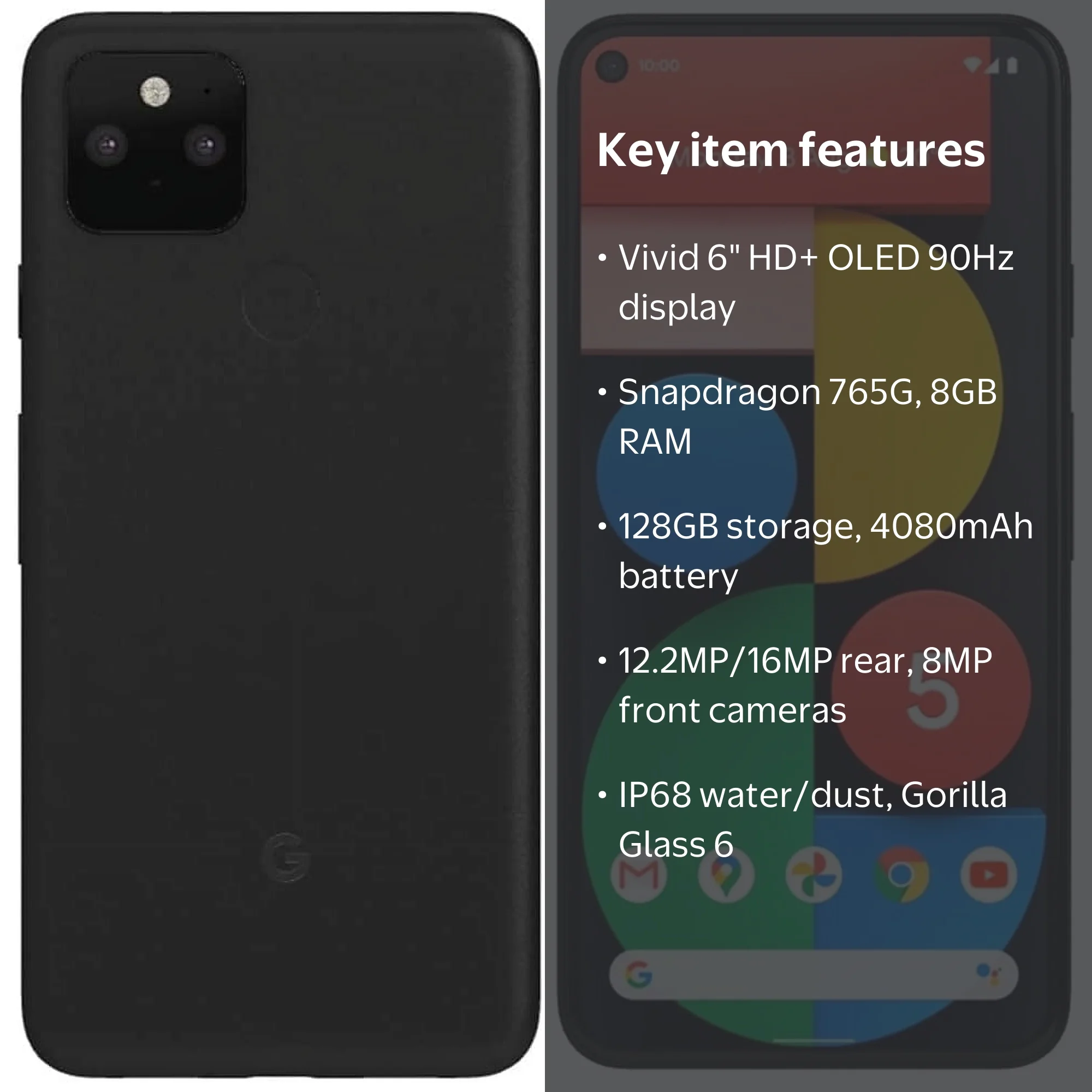 Google Pixel 5 5G 128GB | Brand New Unlocked Android Smartphone