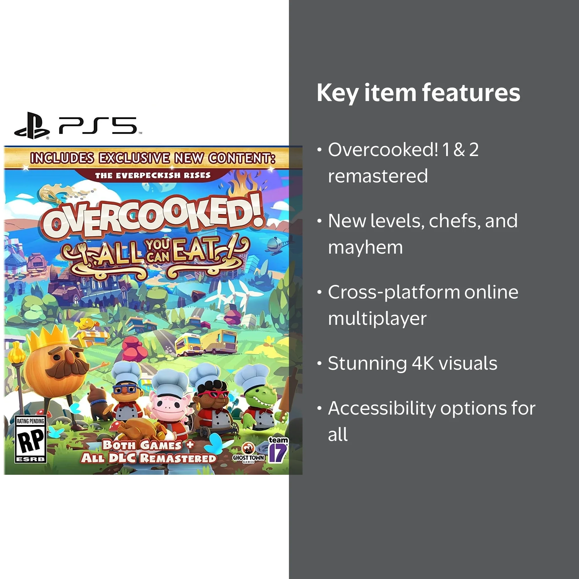 Summit Brands, Overcooked! All You Can Eat, PS5 with New Levels