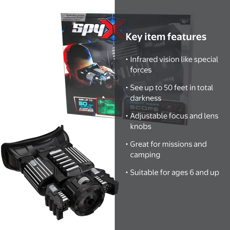 SpyX Night Hawk Scope - Real Infrared Night Vision Lets You See up