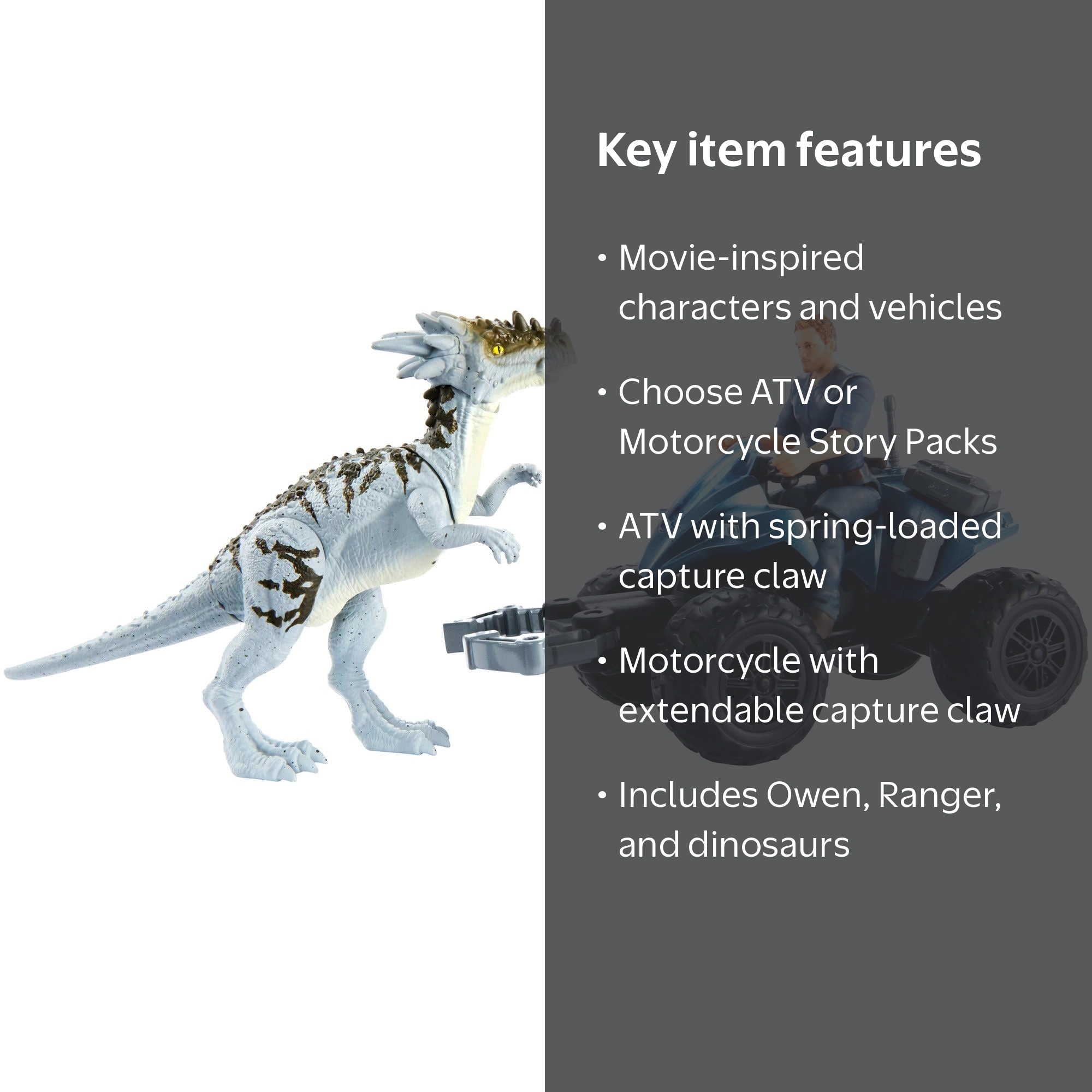 Jurassic World Deluxe Story Packs With Vehicles, Action Figures