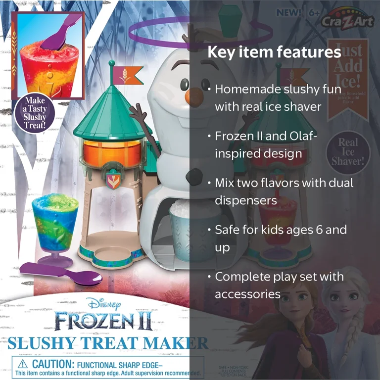 Cra-Z-Art Disney Frozen II Slushy Treat Maker, Olaf Ice Shaver