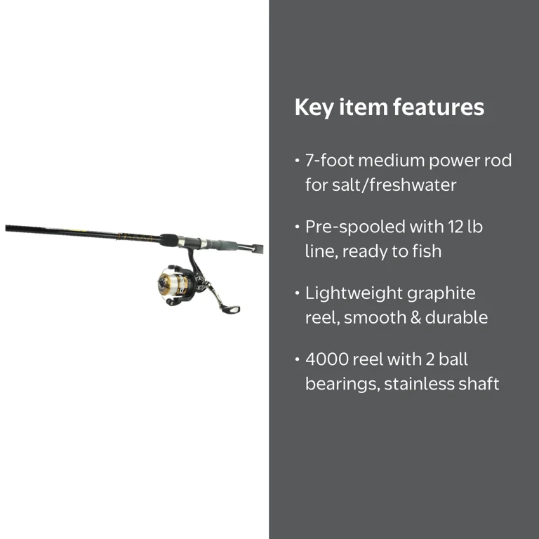 citadel fishing pole TSUNAMI II SPINNING COMBO Tsunami tackle is made with the hoghest quality componets that last season after season Tsunami Citadel Spinning Fishing Combo