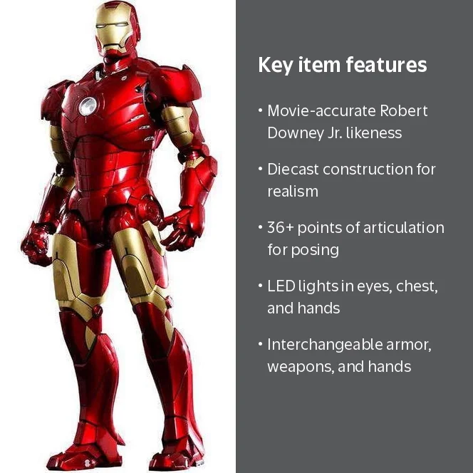 Figure Hot Toys MMS256D07 - Marvel Comics - Iron Man - Iron Man