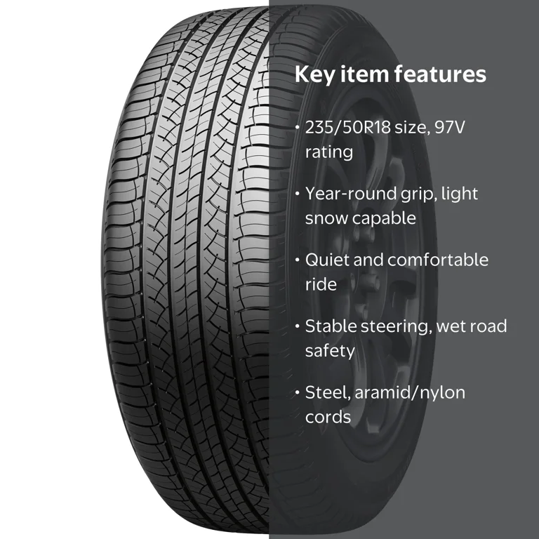 Michelin Latitude Tour HP All-Season 235/50R18 97V Tire - Walmart.com