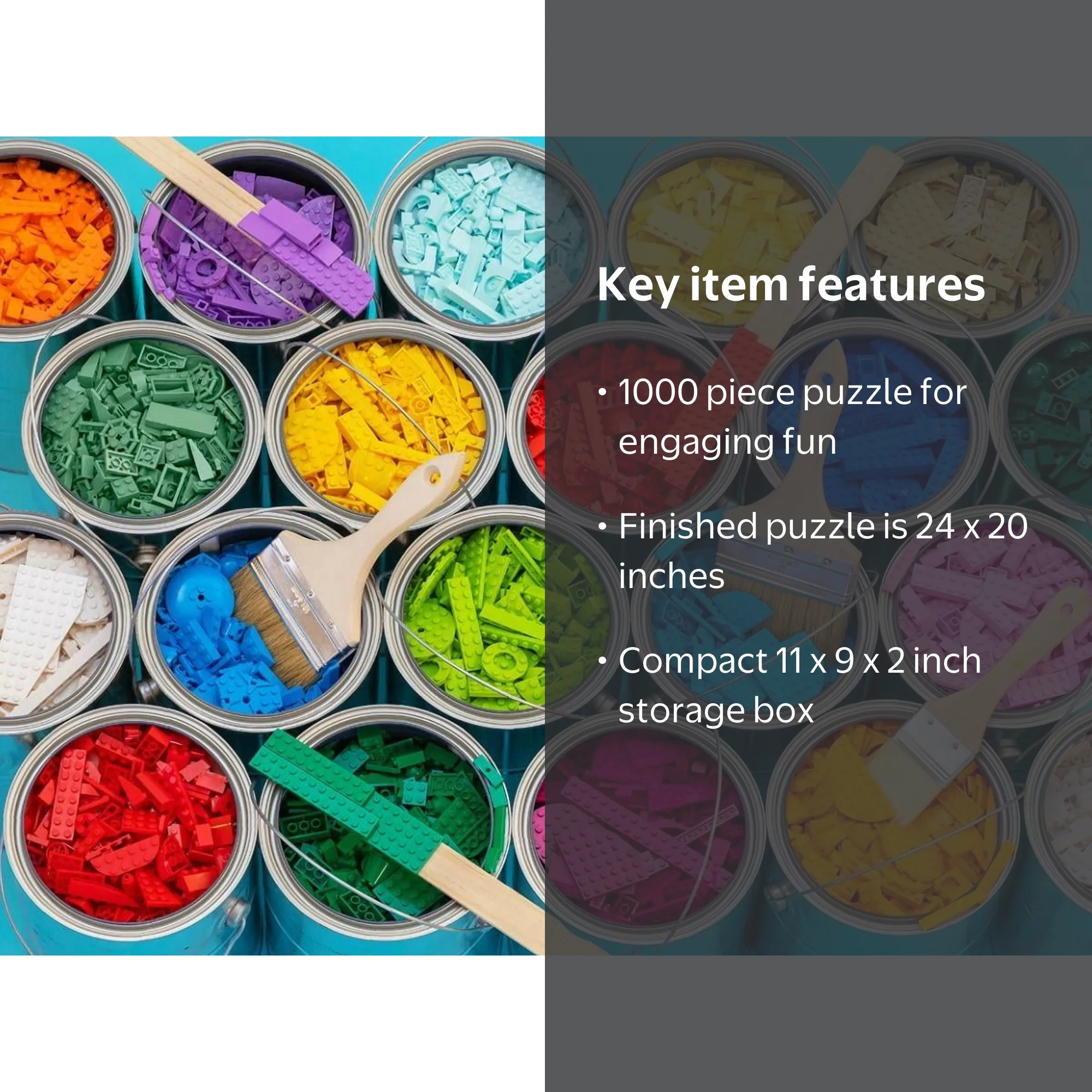 Lego X Chronicle Books: Lego Paint Party Puzzle (Other) - Walmart.com