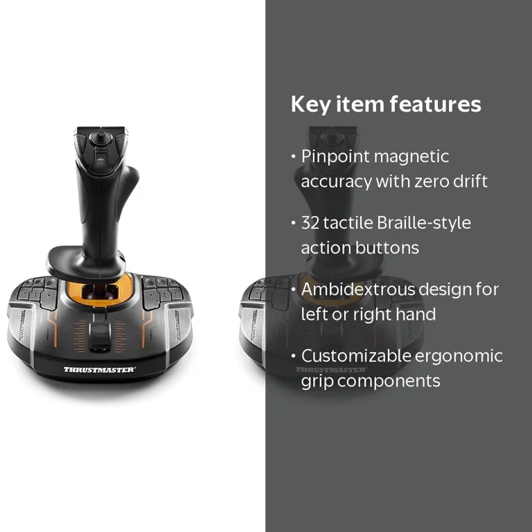 Thrustmaster, Space Sim Duo Stick, Hall Effect Magnetic, 32