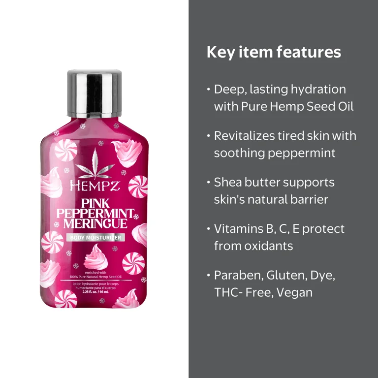 Hempz Limited Edition: Mini Pink Peppermint Meringue Body