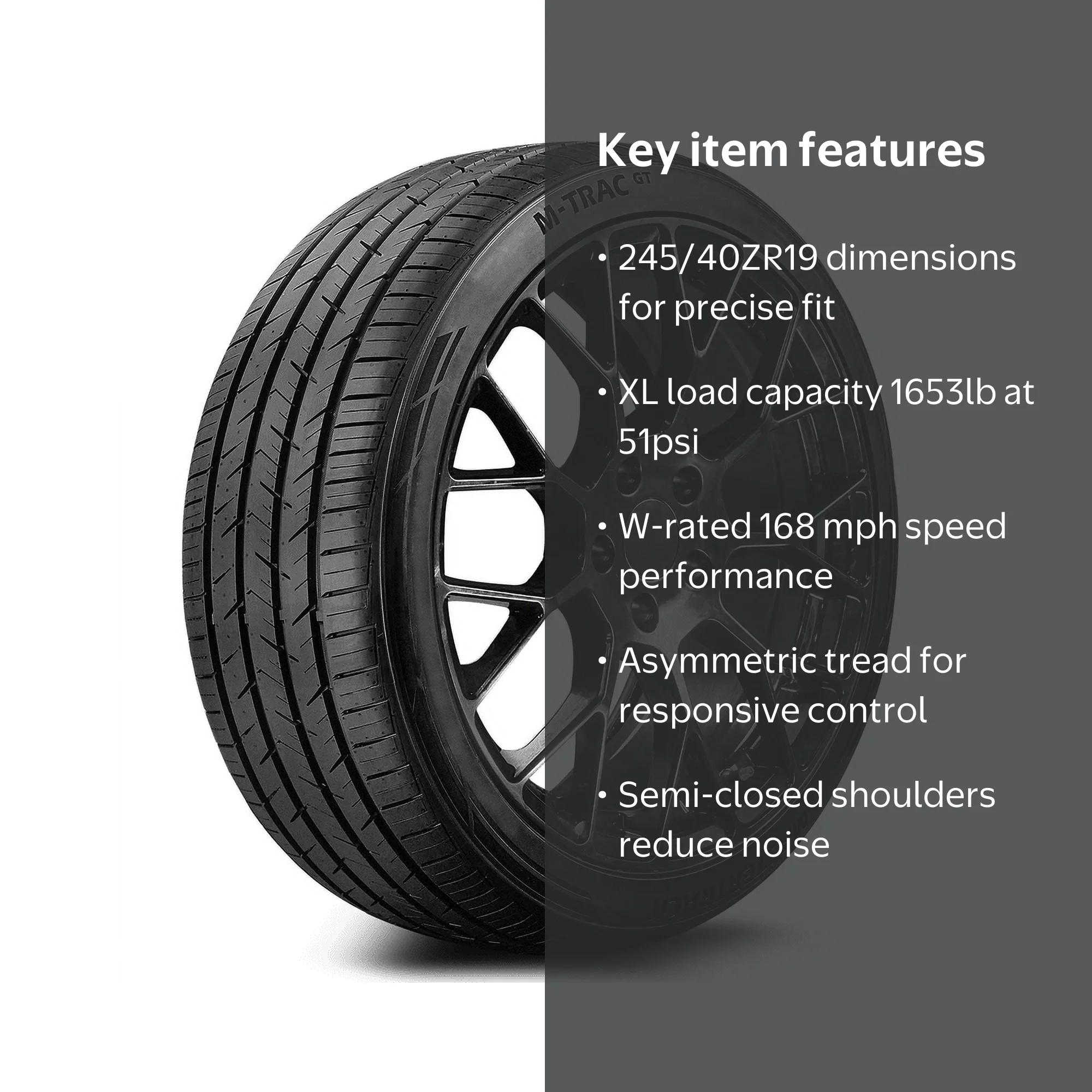 Mastertrack M-TRAC GT High Performance 245/40ZR19 98W XL A/S