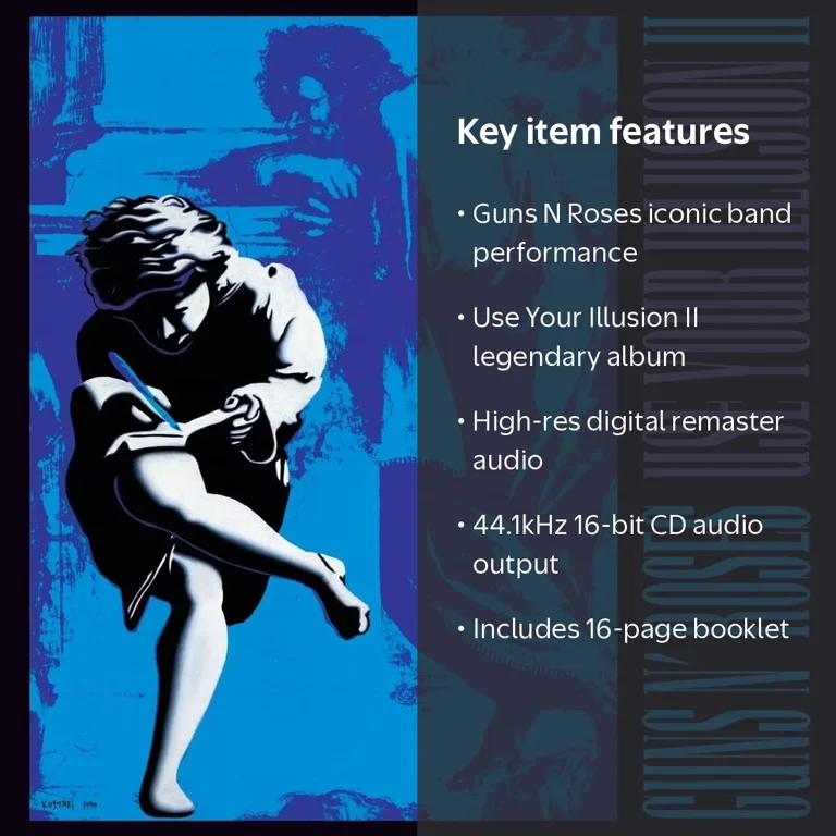 Guns N Roses - Use Your Illusion II - Remastered Rock Music CD