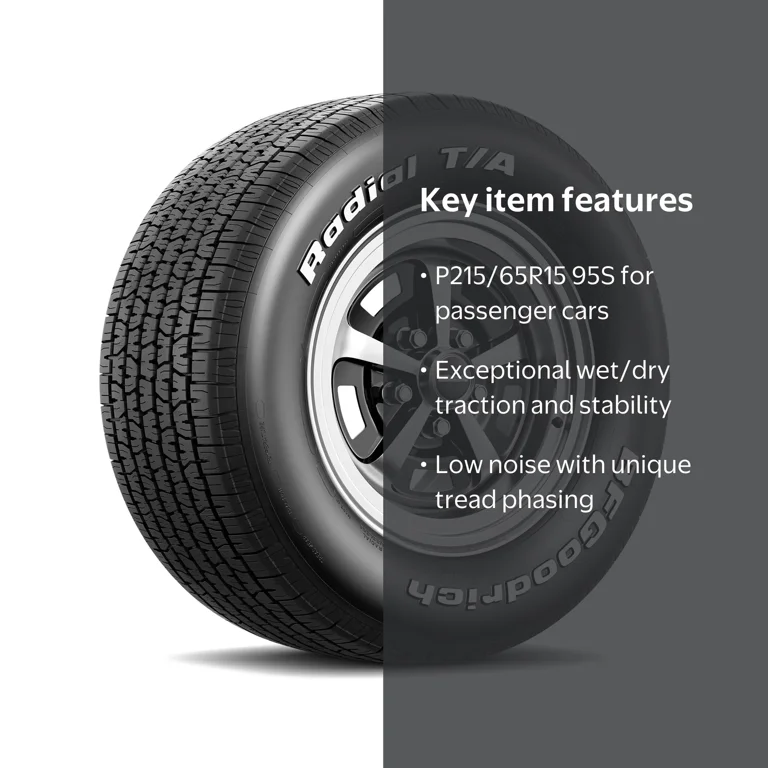BFGoodrich, T, Radial T/A All-Season P215/65R15 95S Tire - Walmart.com BFGoodrich, T, Radial T/A All-Season P215/65R15 95S Tire - Walmart.com