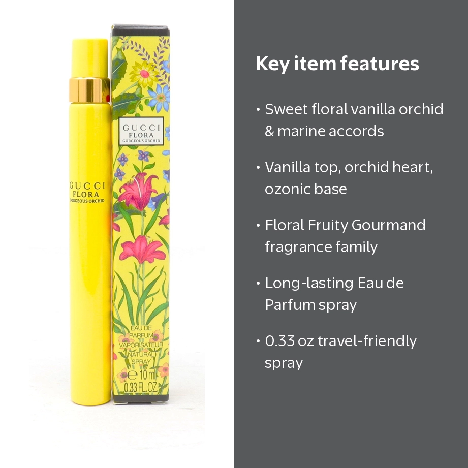 Gucci, Fragrance, Flora Gorgeous Orchid, 0.33 oz Edp - Walmart.com
