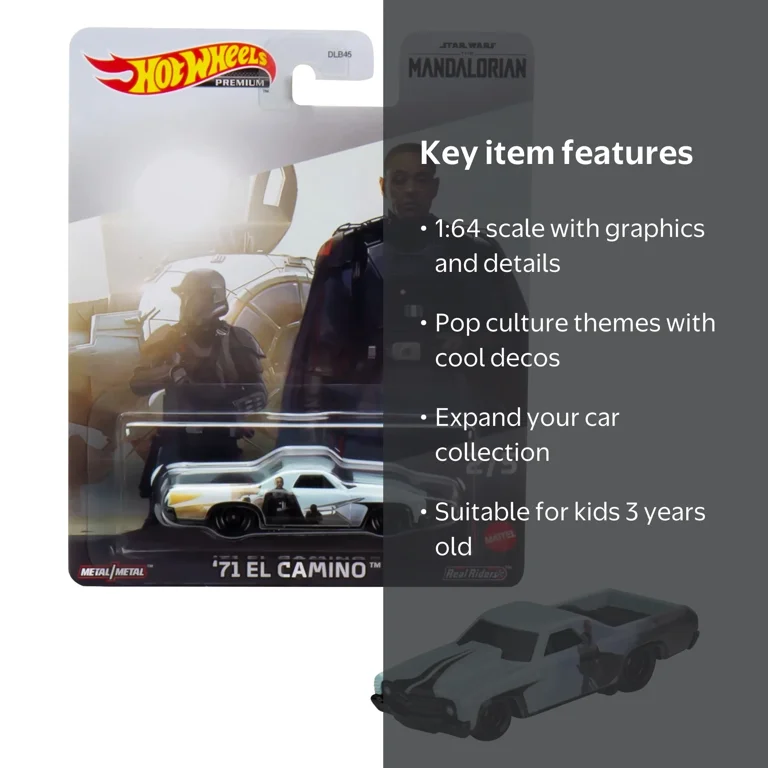 Premium Hot Wheels '71 El Camino Star Wars Pop Culture 1:64 Scale