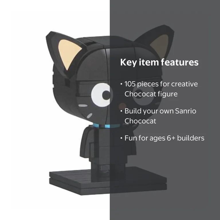 Sanrio Hello Kitty Chococat Block Figure Build Kit - 105 Pieces