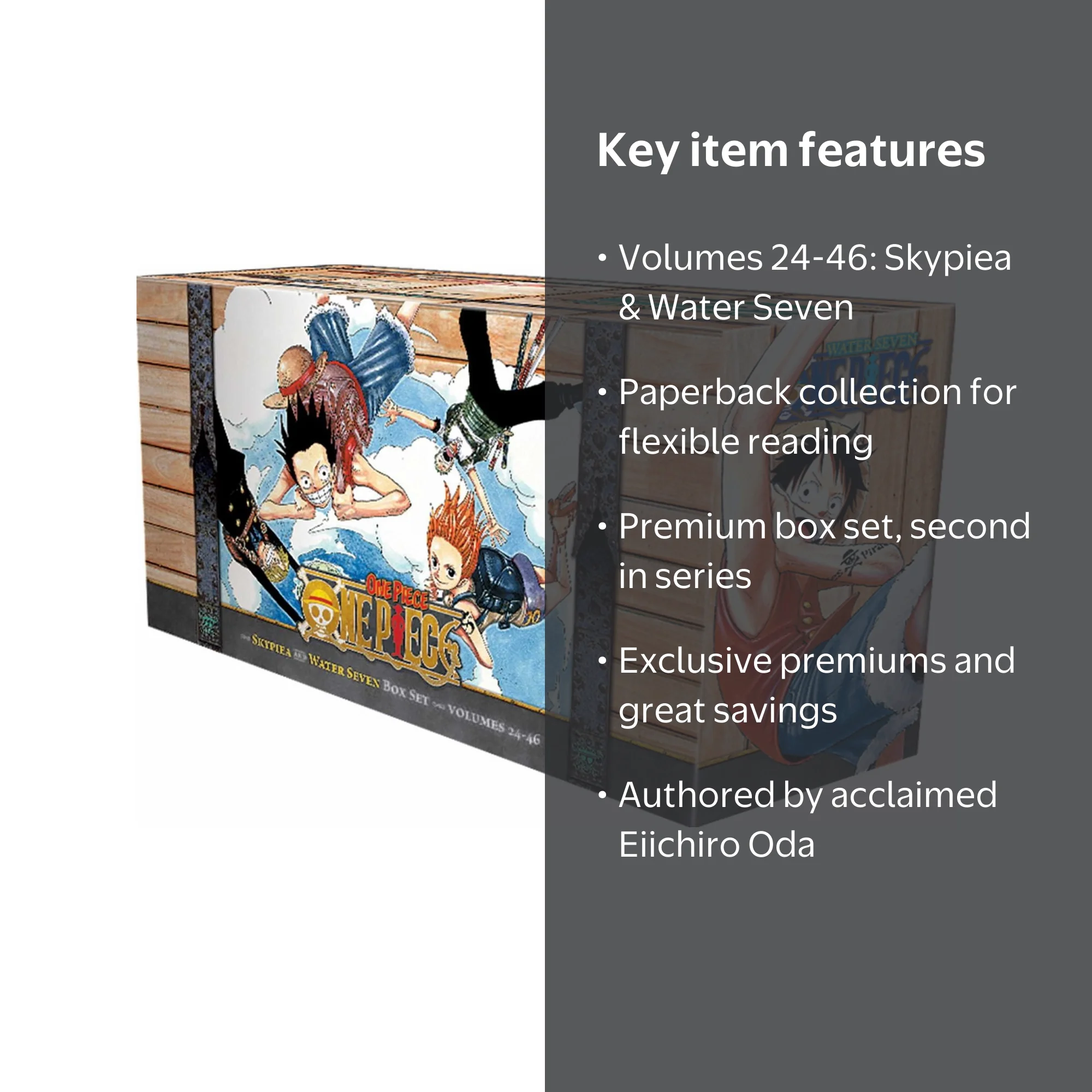 Eiichiro Oda, One Piece Box Set, Volumes 24-46 Skypiea & Water