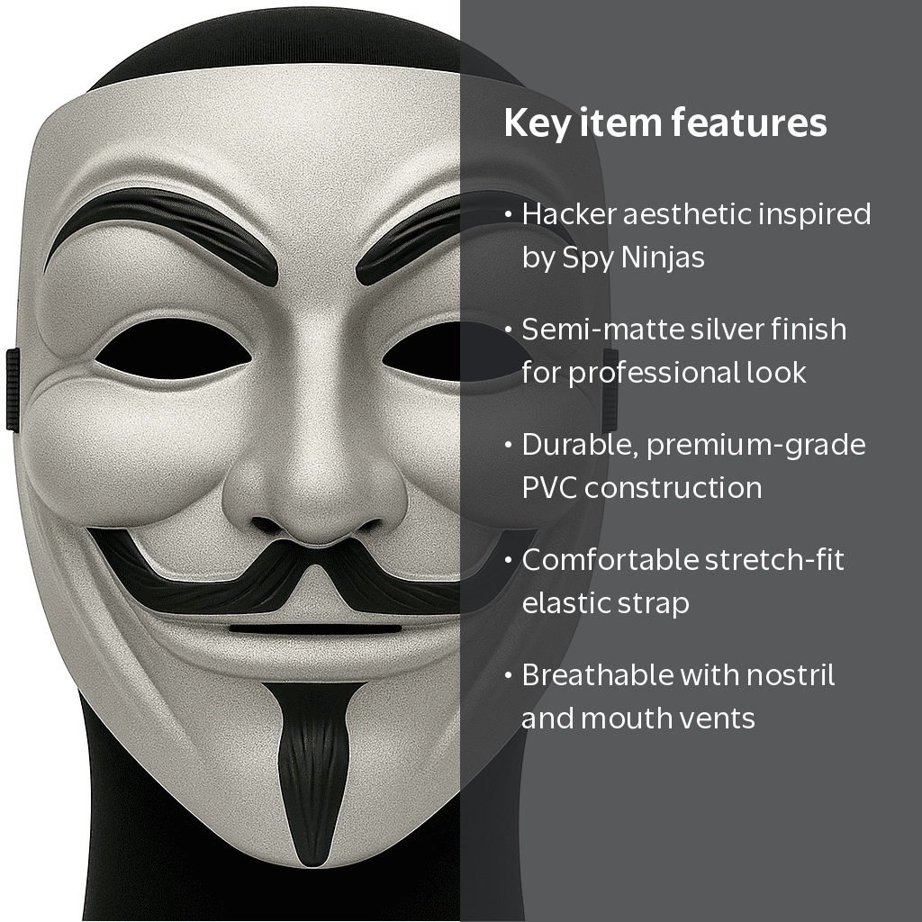 Premium Hacker Style Mask – Durable & Professional Design – PZ9