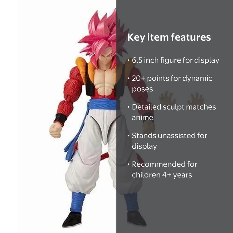 Dragon Stars Series, Action Figure, Super Saiyan 4 Gogeta, Series