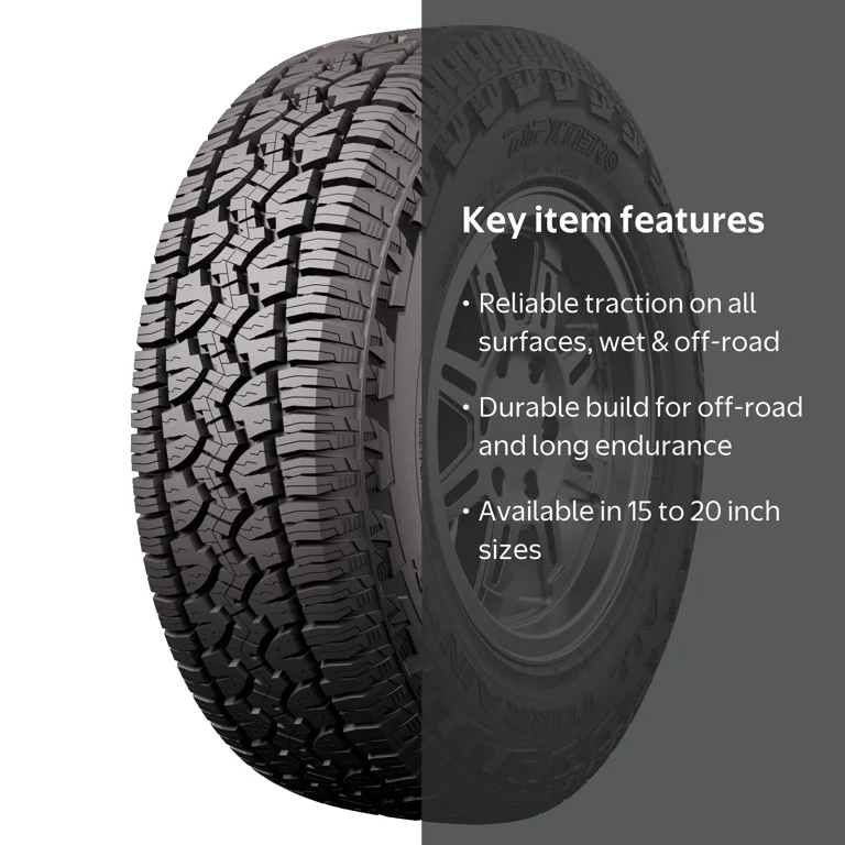 テッド Dextero DAT1 All-Terrain LT245/75R16E 120/116S Tire - Walmart.com