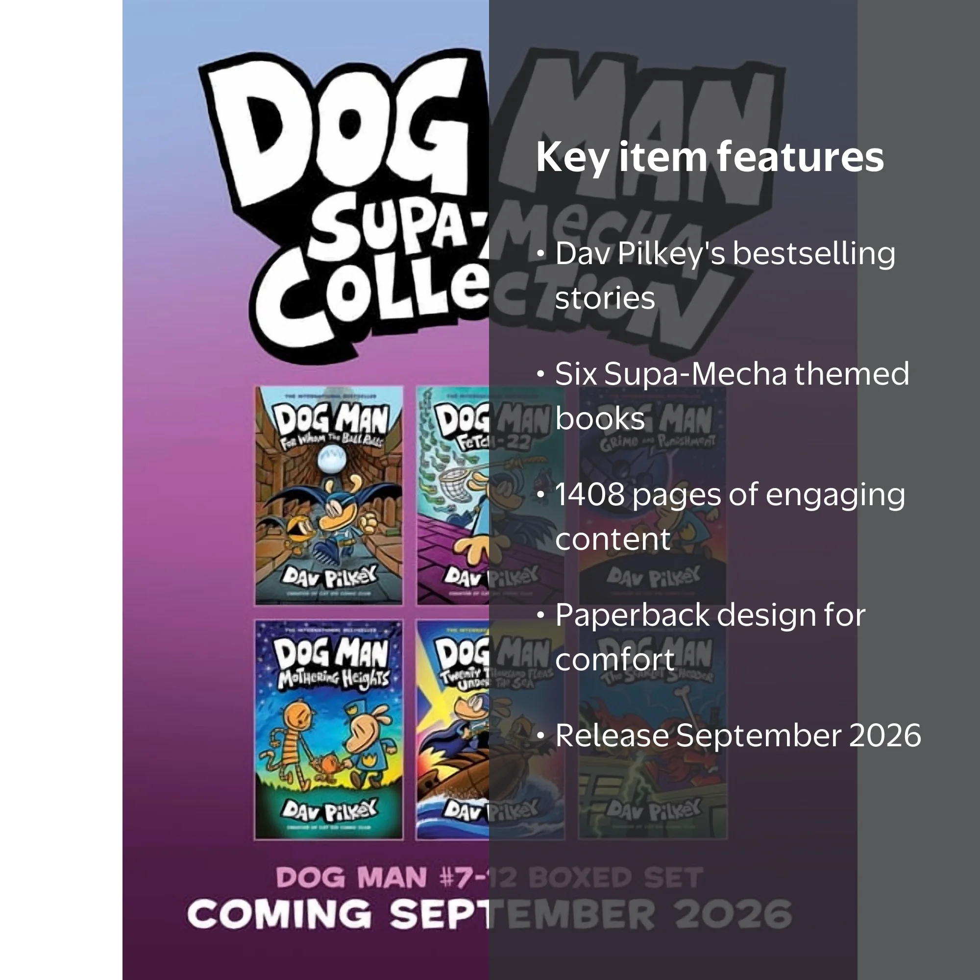 Dog Man Dog Man Supa-Mecha Collection (Dog Man #7-12 Box Set