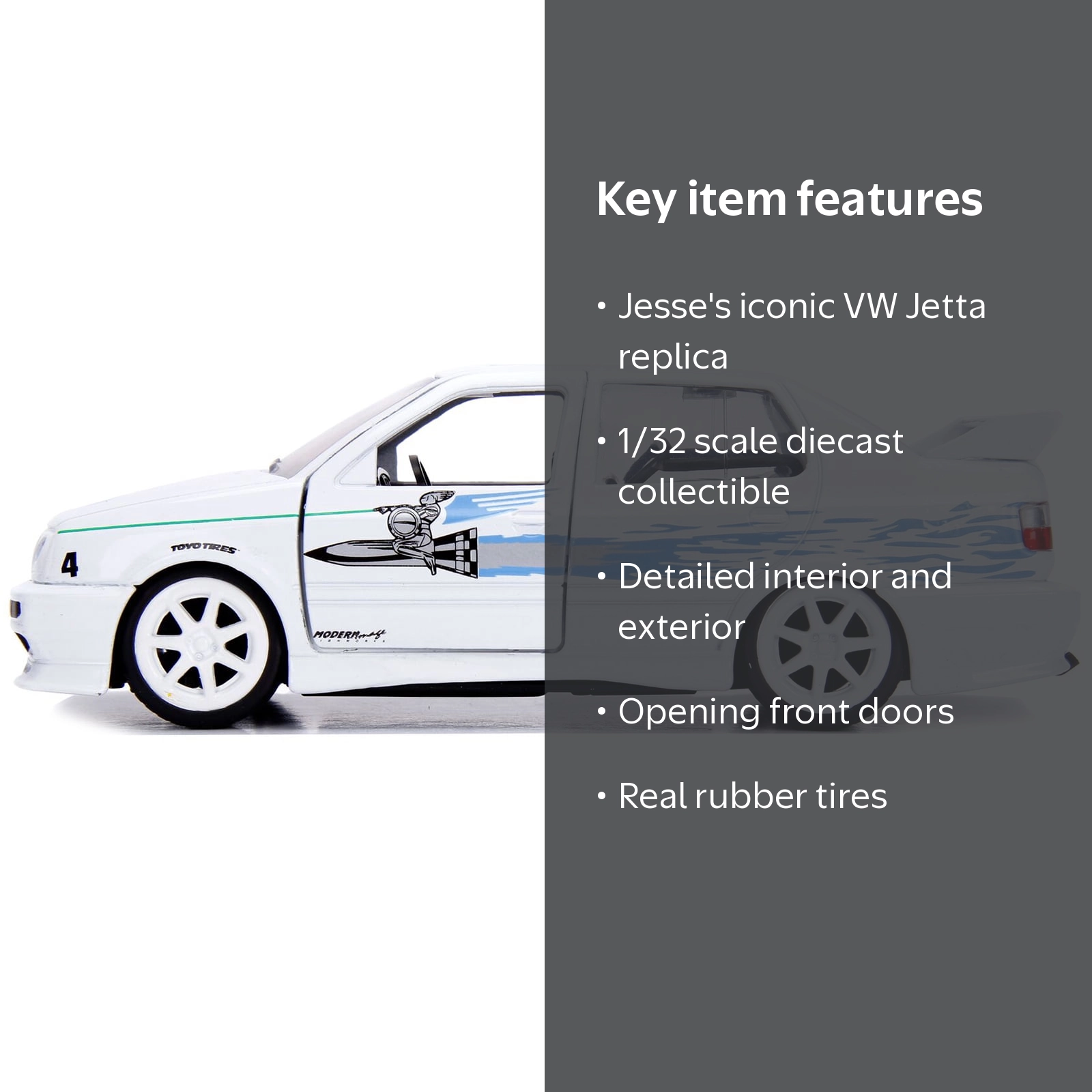Diecast Jesse's Volkswagen Jetta White 