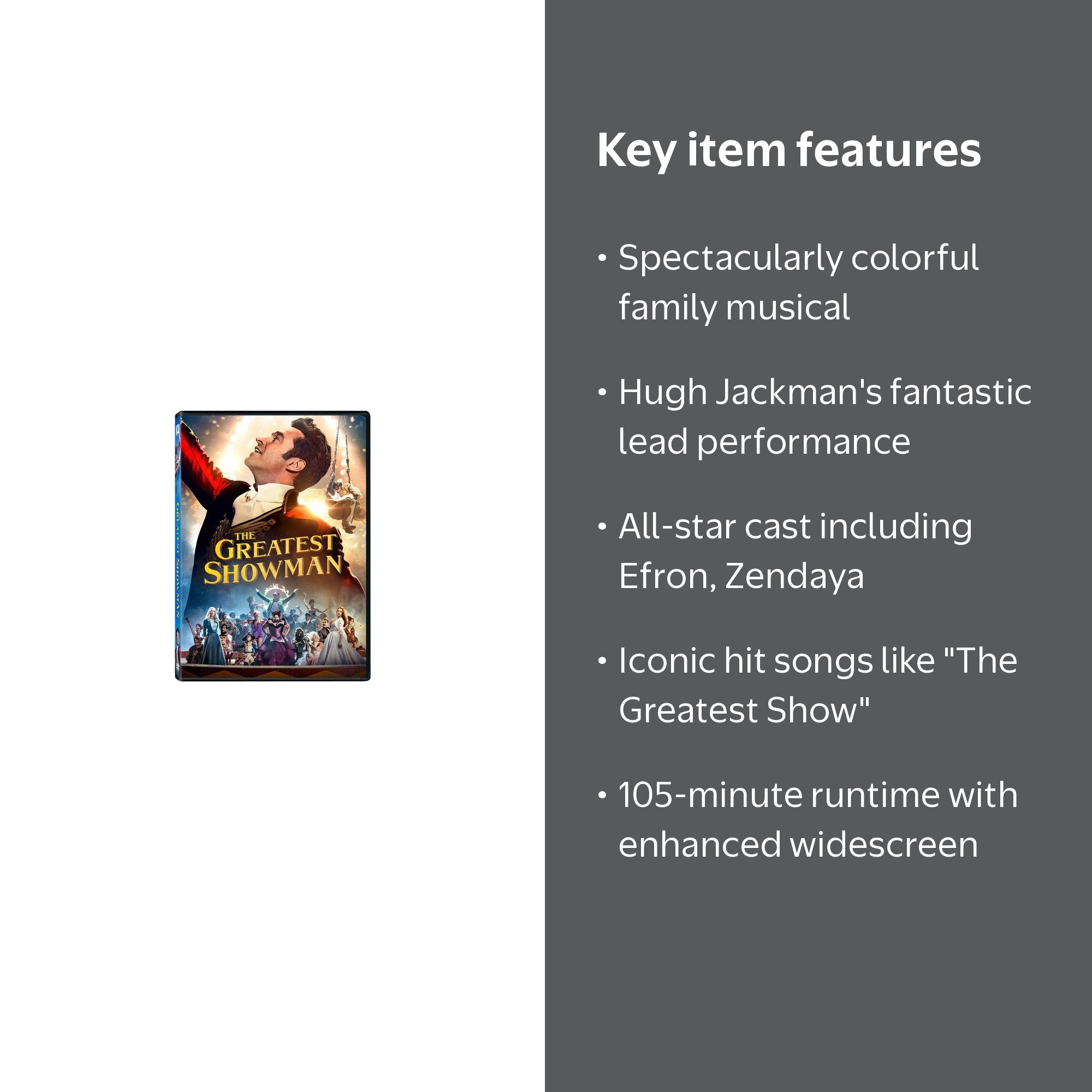 20th Century Fox - The Greatest Showman DVD, Music & Performance