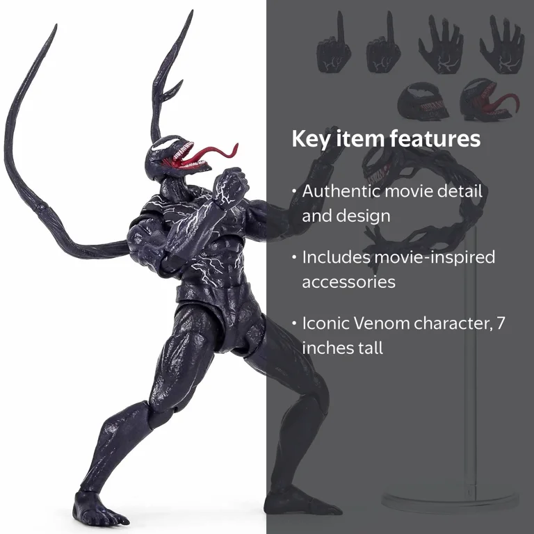 Venoms Action Figure Venom3: Let There Be Carnage 7-Inch 1/12