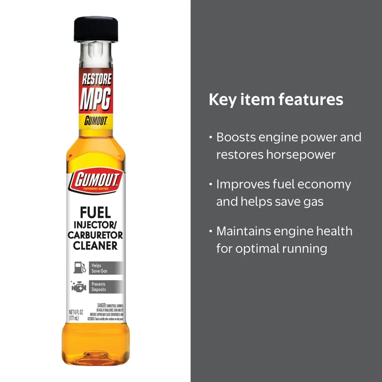 Gumout, Fuel Injector Cleaner, 6 oz, Carburetor Additive - Walmart.com