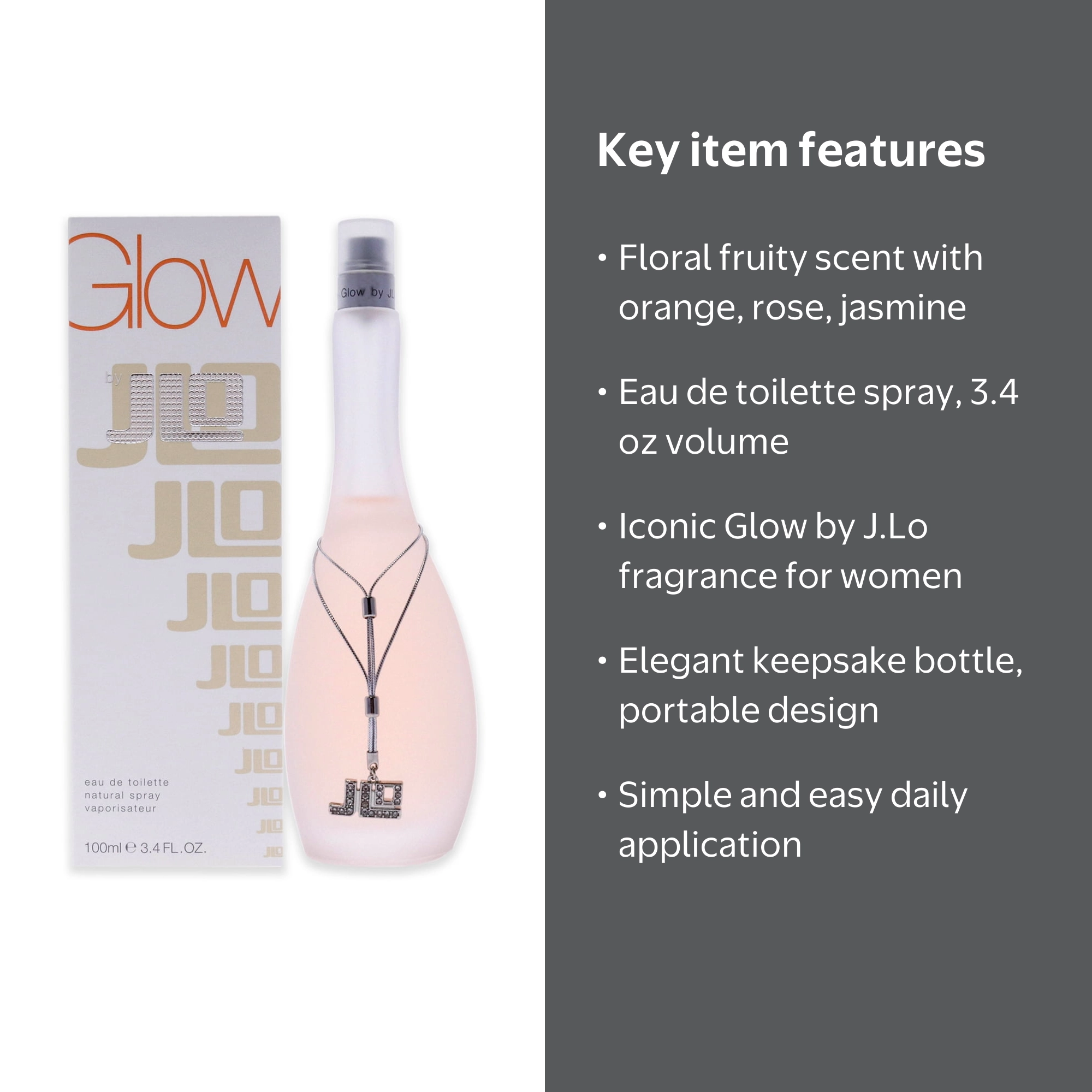 Jennifer Lopez Original JLO Glow Perfume for Women - Floral