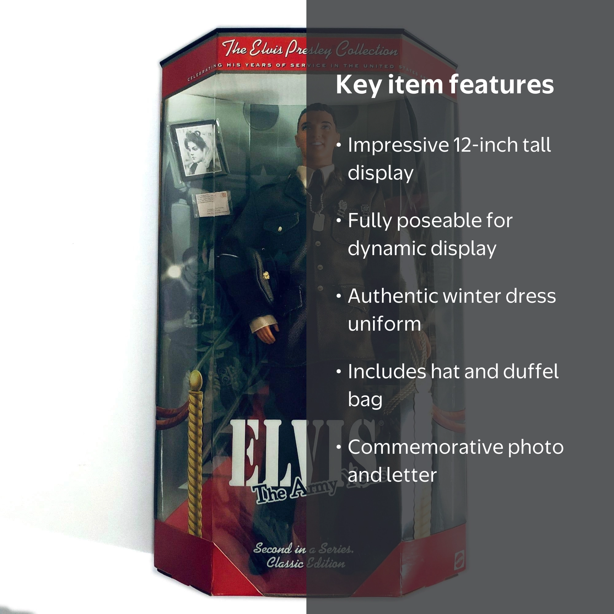 Mattel 1999 Elvis Presley Army Years Classic Edition Collectible
