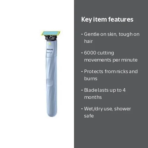 Philips, First Shave, Teen Hybrid Electric Shaving System, Gray