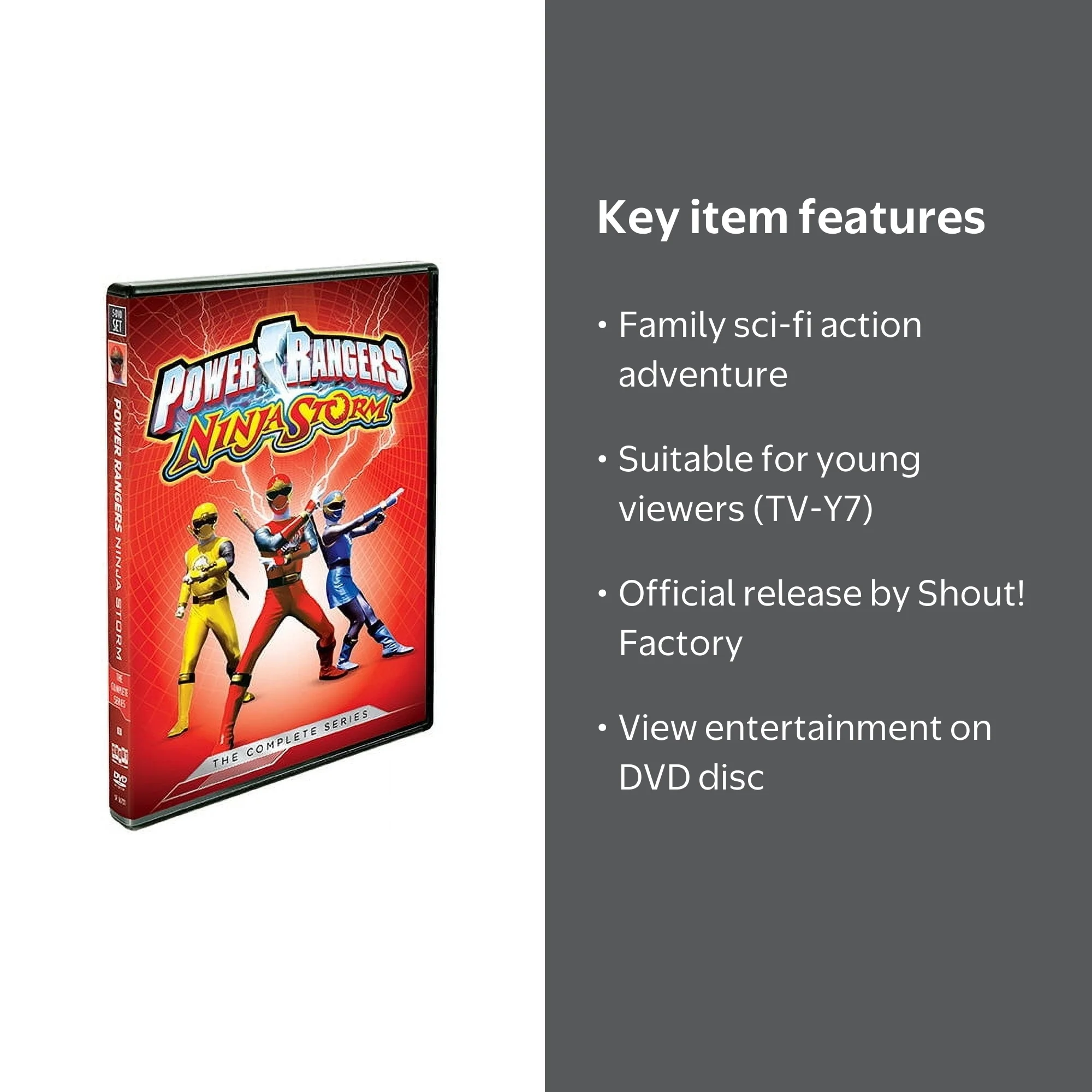 SDS, Power Rangers Ninja Storm: The Complete Series DVD - Walmart.com