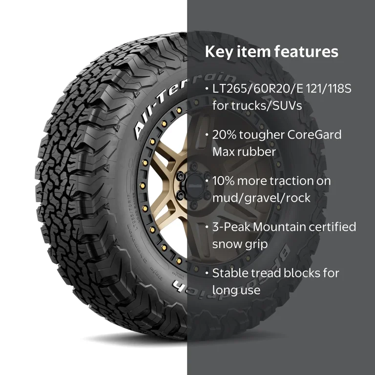 BFGoodrich All-Terrain T/A KO2 All-Season LT265/60R20/E 121/118S