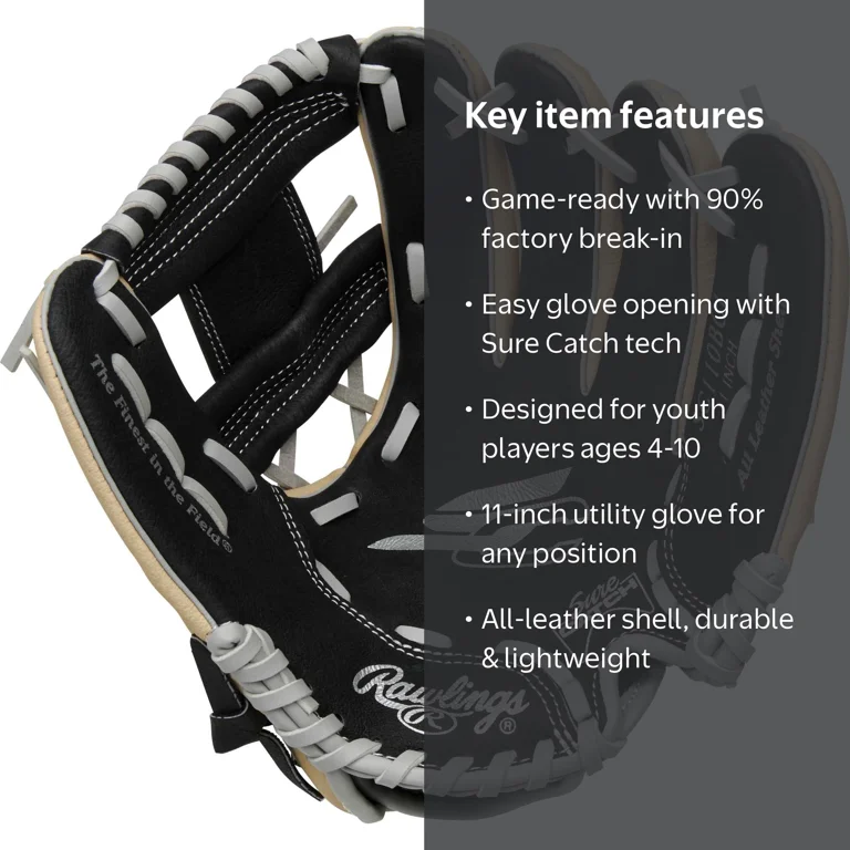 Rawlings Sure Catch 11-inch Glove | Right Hand Throw | All