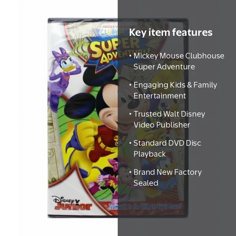 Disney, Mickey Mouse Clubhouse DVD, Super Adventure, Factory